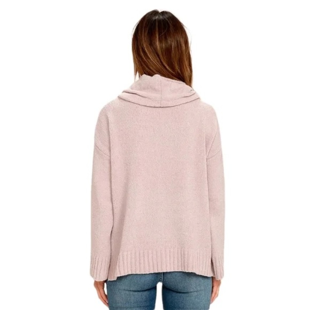 NWOT BB Dakota Marcilly Plush Chenille Slouchy Cowl Neck Sweater - Picture 6 of 15